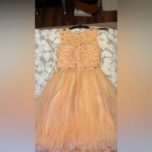Pink Knee Length Dress